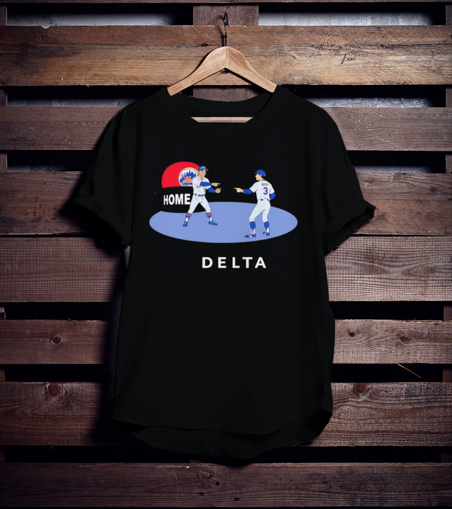 NY Mets Home Delta Carson Benge A.J. Ewing Spider Man Pointing Meme T-Shirt