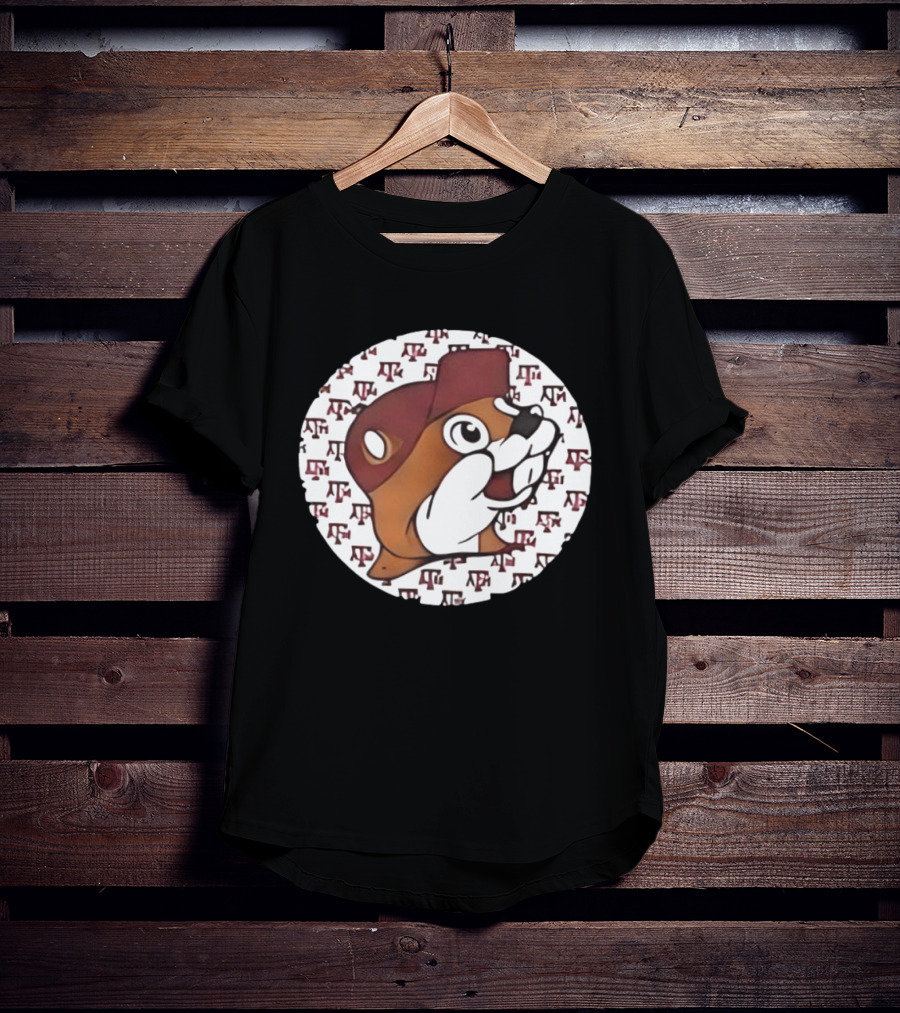 Texas A&M X Buc Ee's Unique TX Football Mashup Two Sided T-Shirt