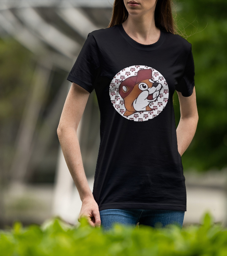 Texas A&M X Buc Ee's Unique TX Football Mashup Two Sided T-Shirt