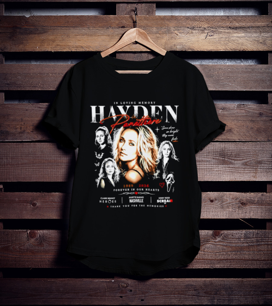 In Loving Memory Hayden 1989 2026 Forever In Our Hearts Heroes Thank You For The Memories T-Shirt