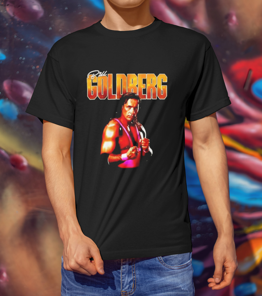 Bill Goldberg Bret Hart Portrait Wrestling Legends T-Shirt