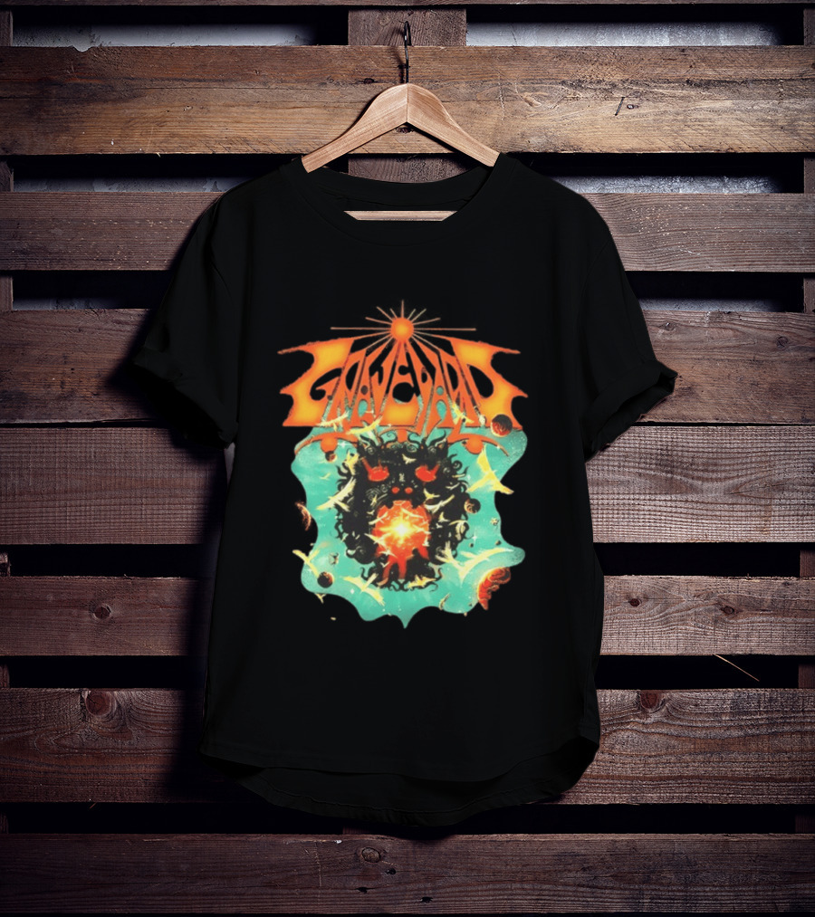 Graveyard Cosmic Energy Explosion With Surreal T-Shirt