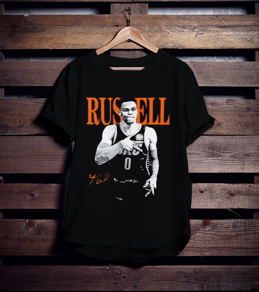 Russell Westbrook Oklahoma City Thunder 0 Basketball Fan T-Shirt