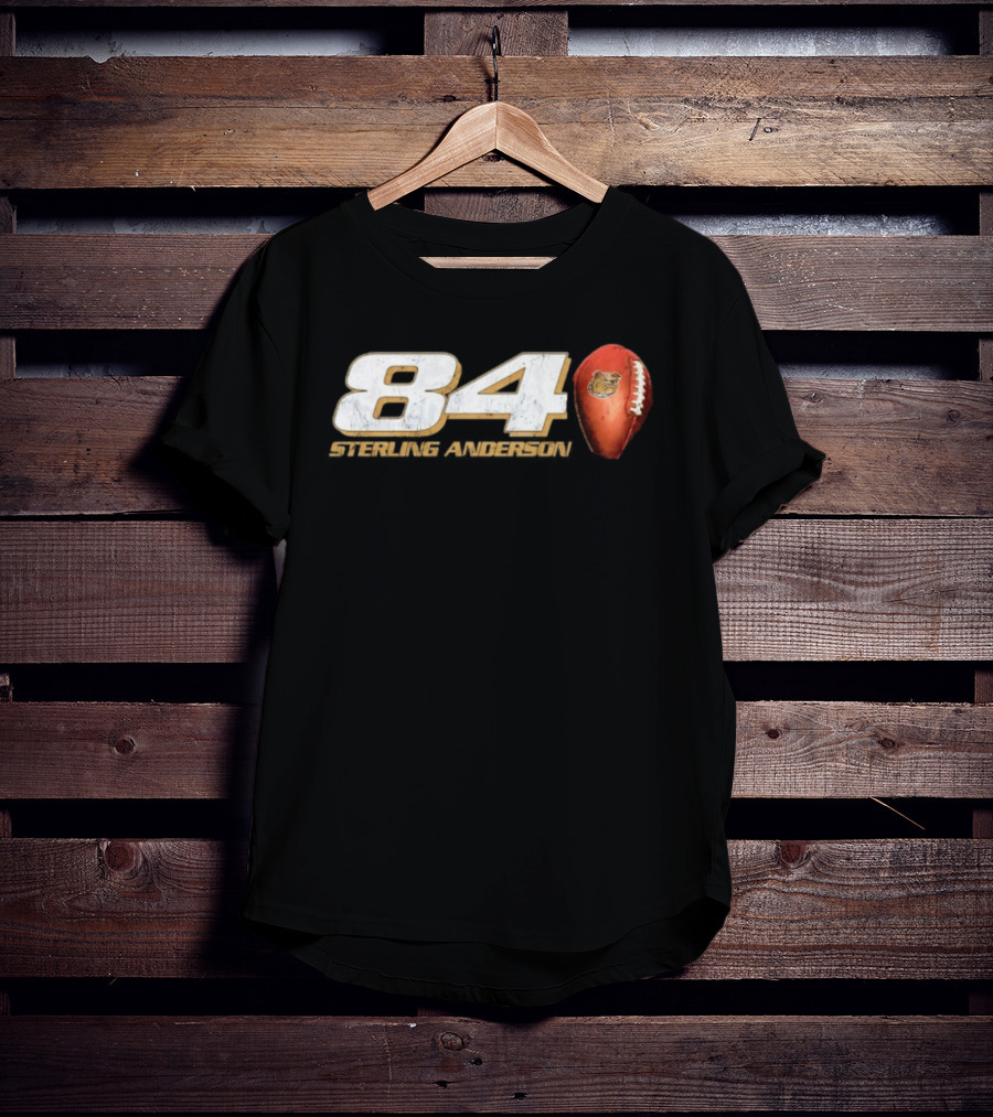 Sterling Anderson 84 Georgia Bulldogs Football T-Shirt