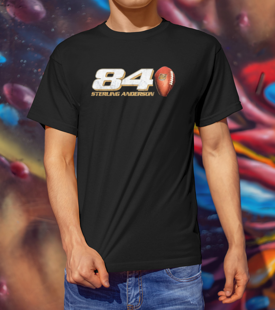 Sterling Anderson 84 Georgia Bulldogs Football T-Shirt
