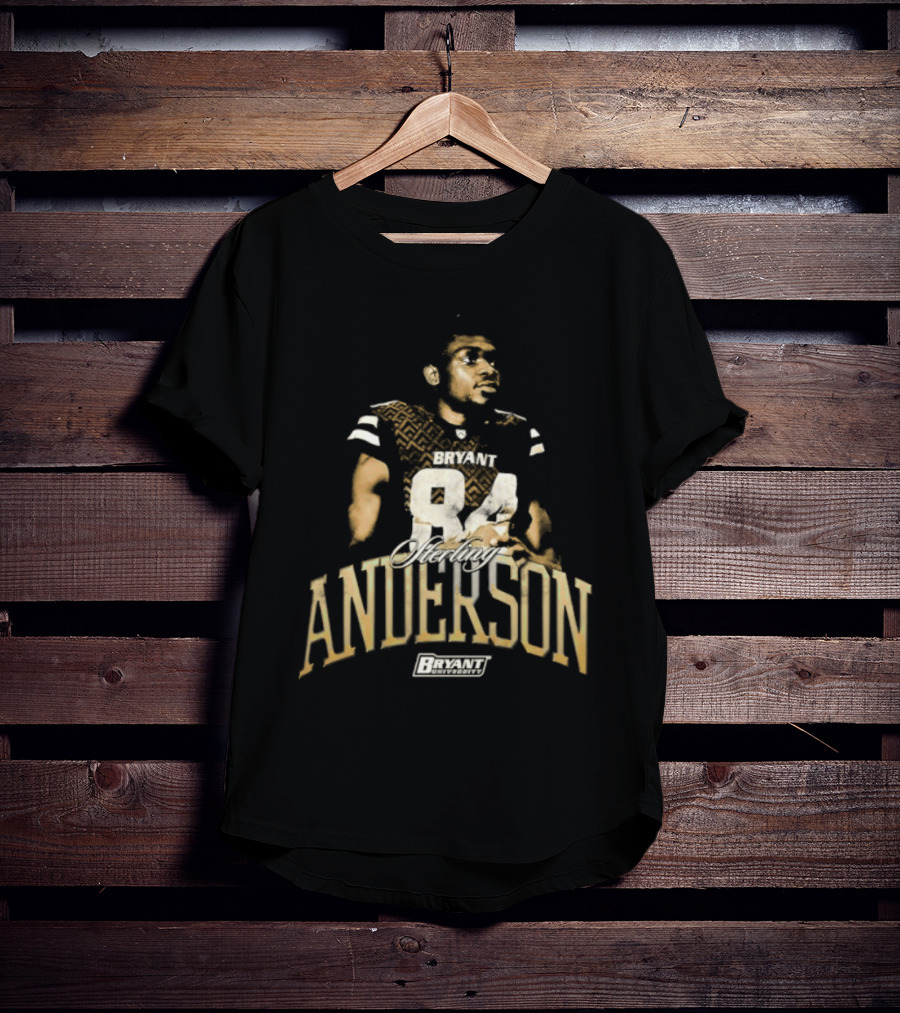 Bryant University Bulldogs Sterling Anderson 84 Player T-Shirt