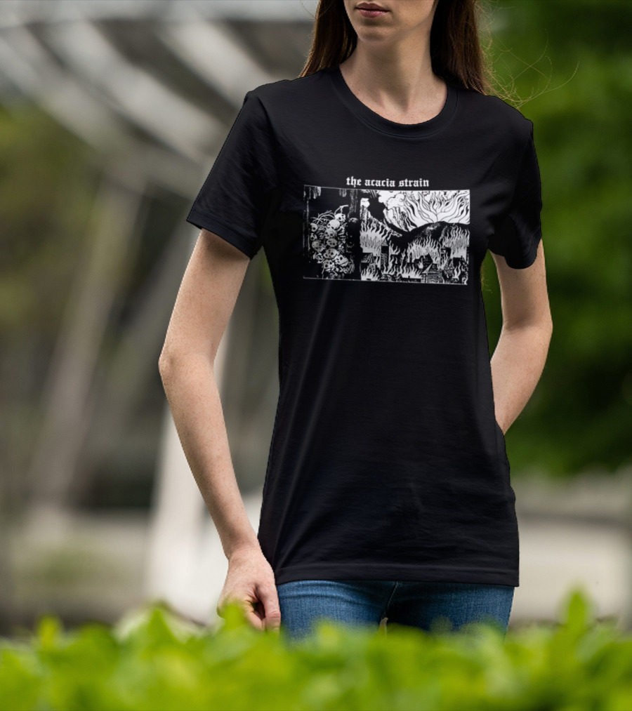 The Acacia Strain I Have No Love Left To Give Skeleton Crow 2 Sided T-Shirt