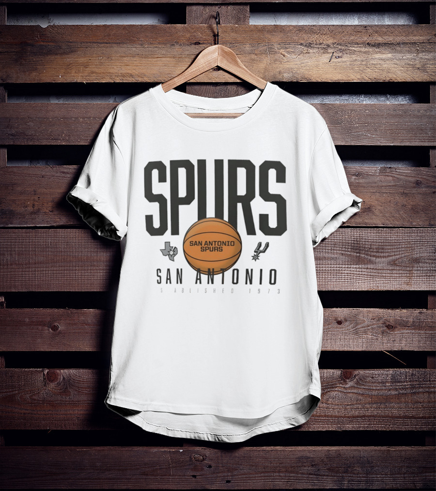 San Antonio Spurs Established 1973 Basketball Texas T-Shirt
