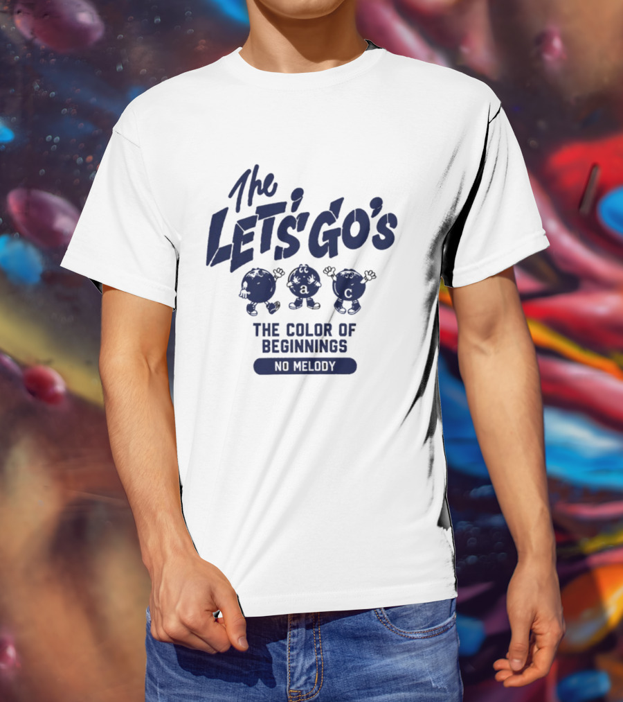 The Let's Go's The Color Of Beginnings No Melody Music T-Shirt
