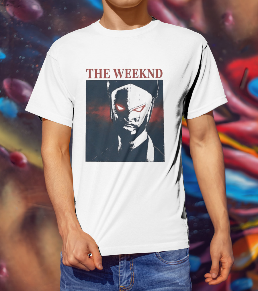 The Weeknd Suda51 Mask Concept Art London August 2026 T-Shirt