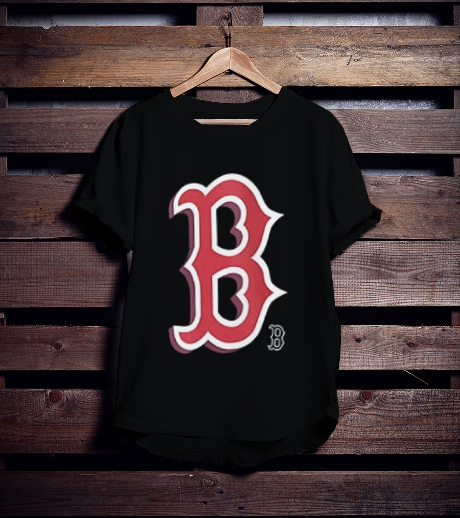 Boston Red Sox Cartoon B Two Sided T-Shirt