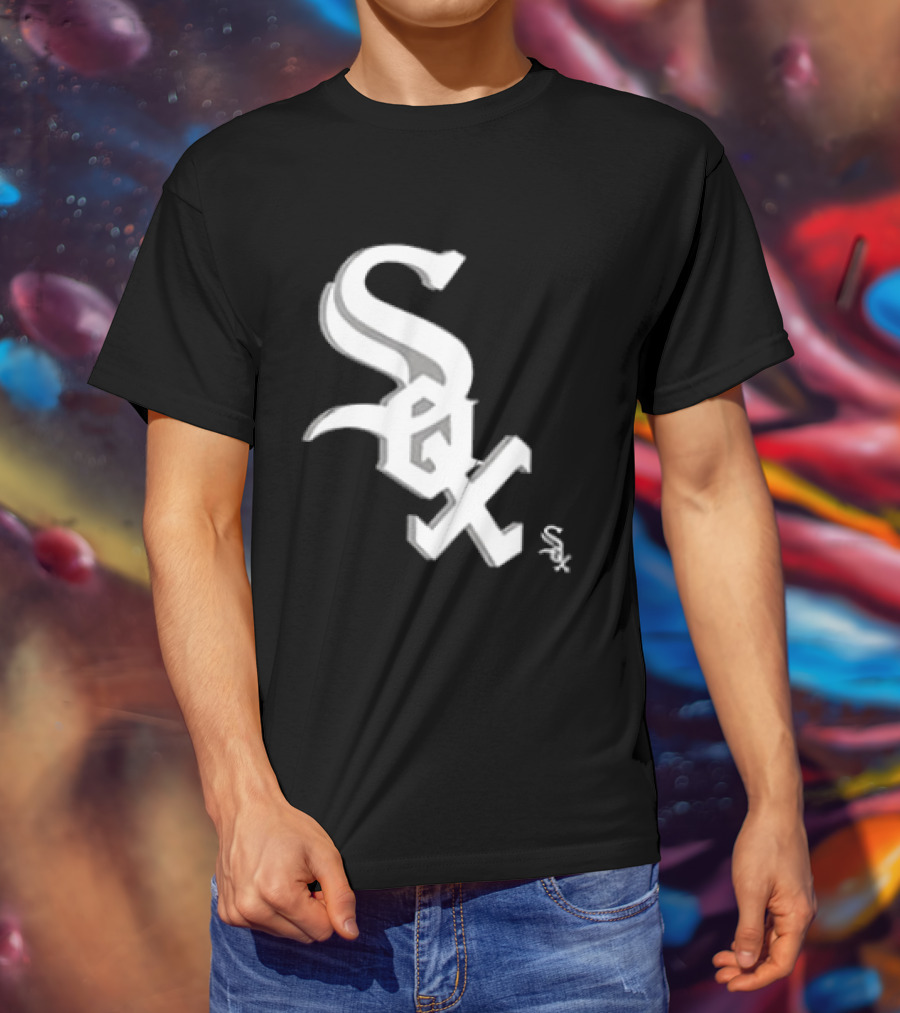 Chicago White Sox Cartoon 2 Sided Sox T-Shirt