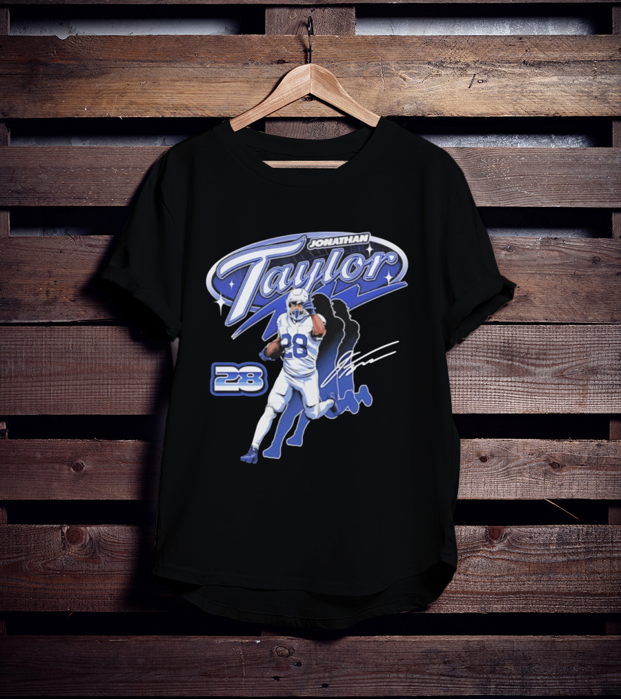 Jonathan Taylor 28 Indianapolis Colts Future Running Back T-Shirt