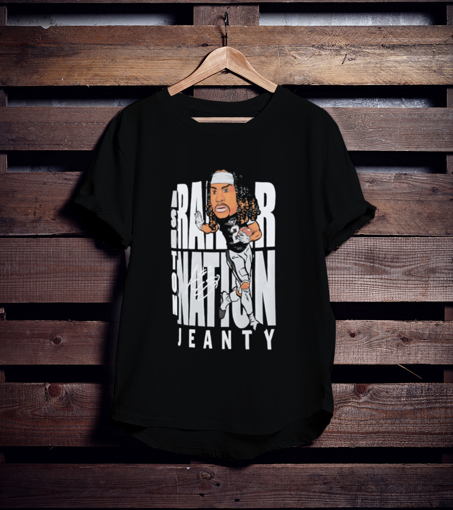 Las Vegas Raiders Raider Nation Ashton Jeanty Caricature T-Shirt