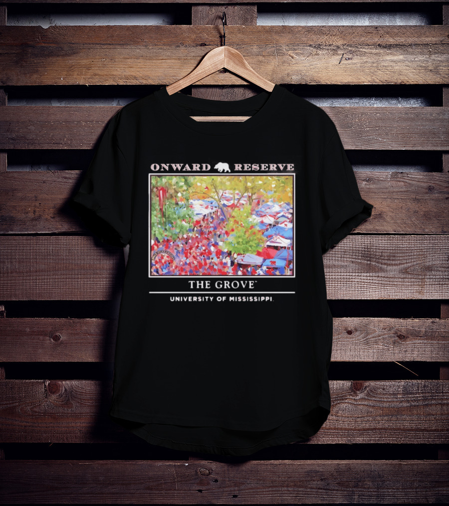 Onward Reserve The Grove University Of Mississippi Tailgate Scene T-Shirt