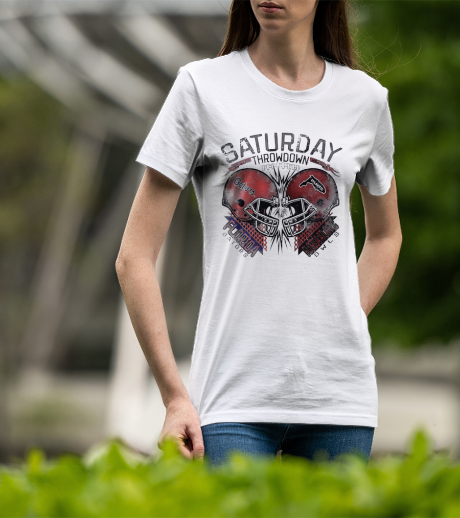 Saturday Showdown Florida Gators Vs Florida Atlantic Owls 2026 T-Shirt