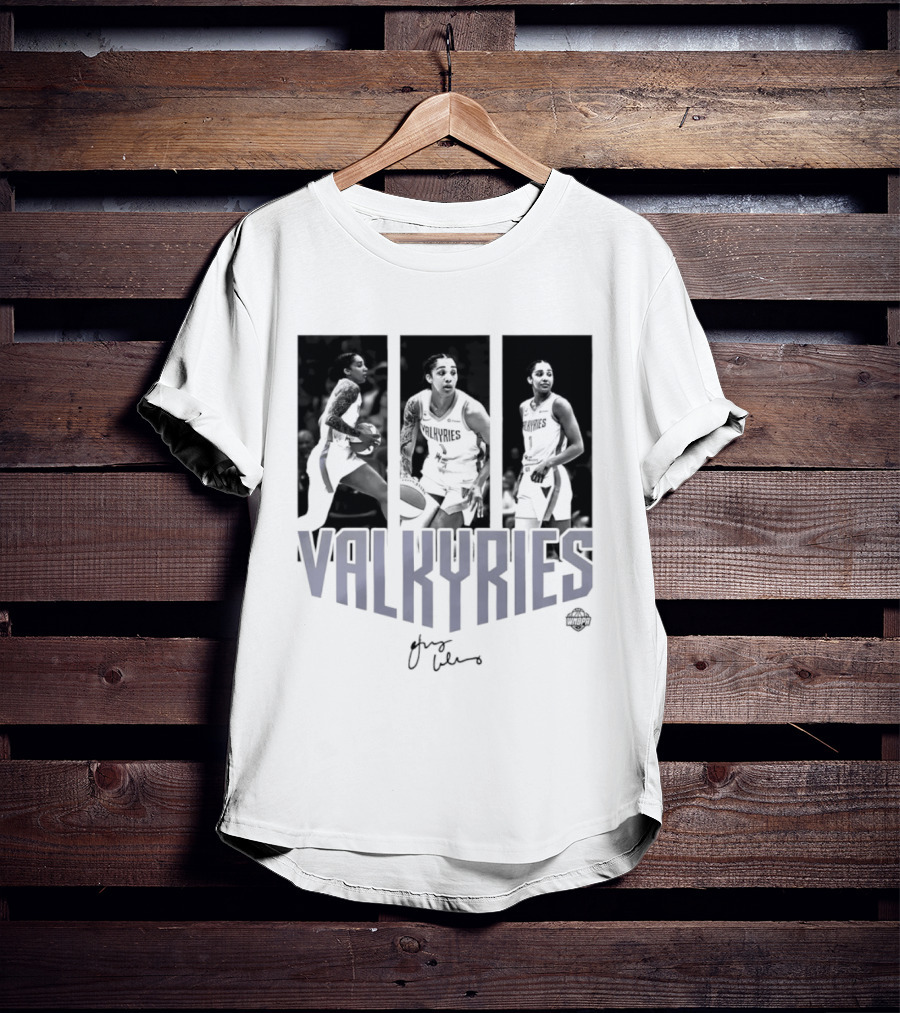 Valkyries Gabby Williams Signature WNBA Player Collage T-Shirt