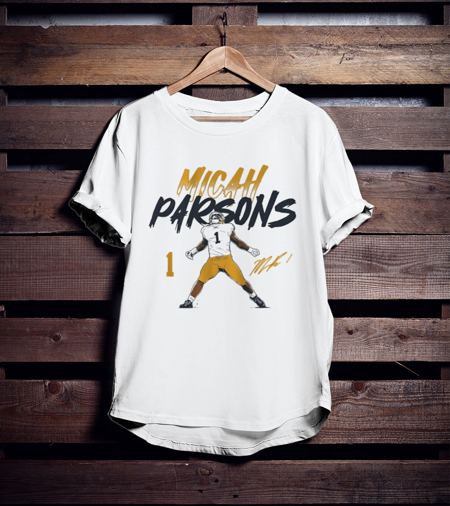 Micah Parsons 1 The Green Bay Packers Pose 2026 T-Shirt