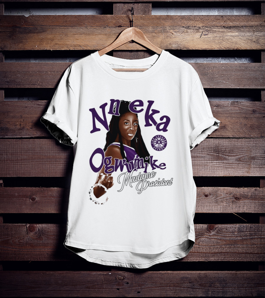 Nneka Ogwumike Madame President Los Angeles Sparks T-Shirt