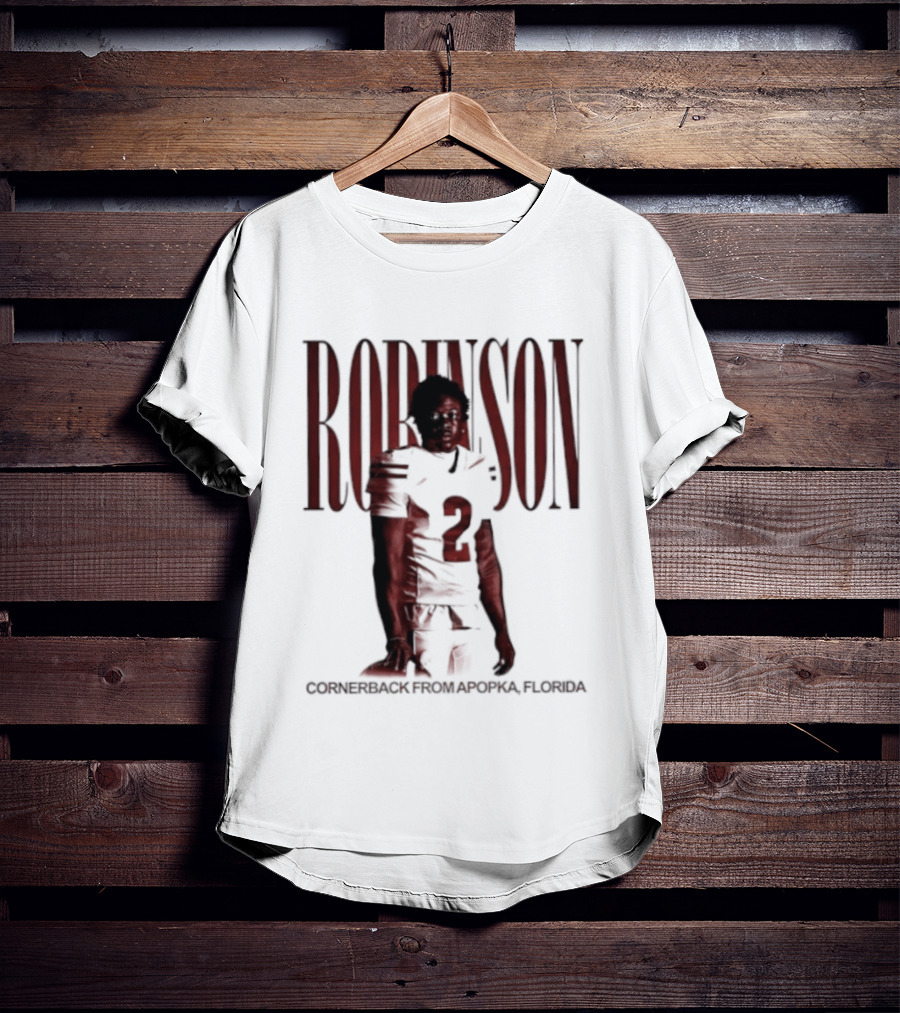 Robinson Football Cornerback From Apopka Florida T-Shirt