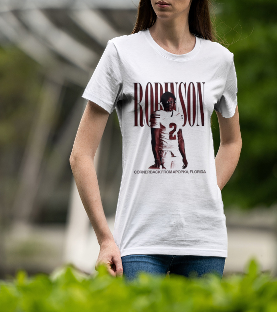 Robinson Football Cornerback From Apopka Florida T-Shirt