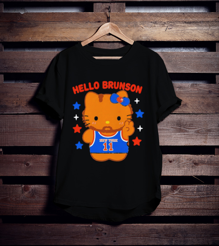 Hello Kitty Jalen Brunson New York 11 Collaboration T-Shirt