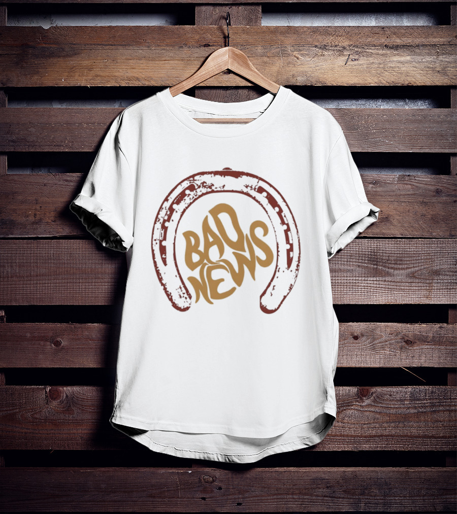 Bad News Music Controversy Horseshoe Pop Culture 2026 T-Shirt