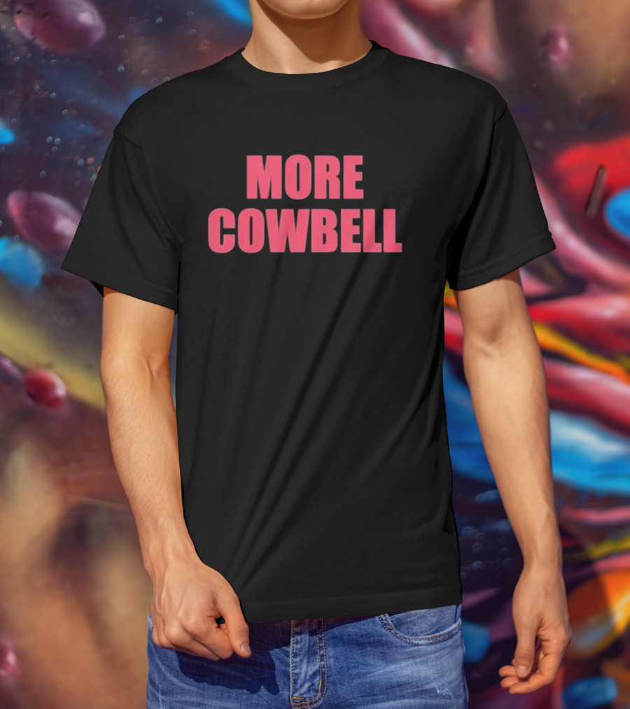 Mississippi State Bulldogs More Cowbell Football T-Shirt