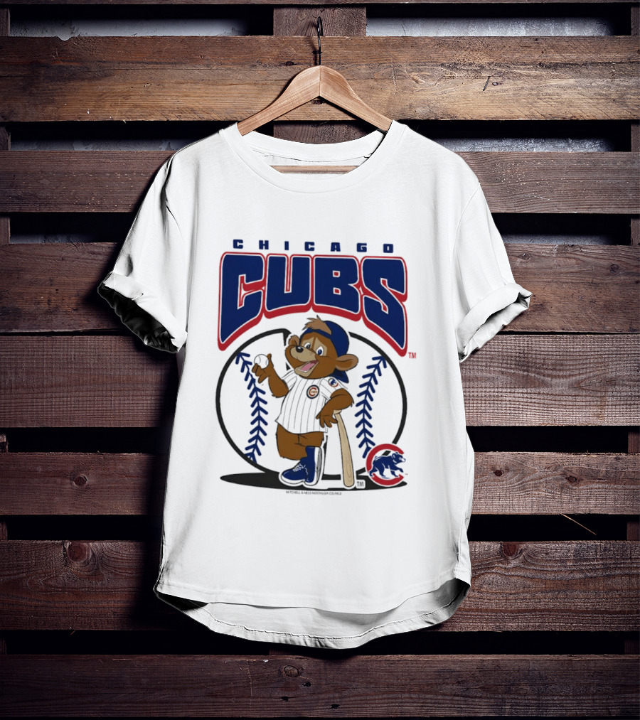 Chicago Cubs Clark The Cub MLB Baseball Character Logo 2026 T-Shirt