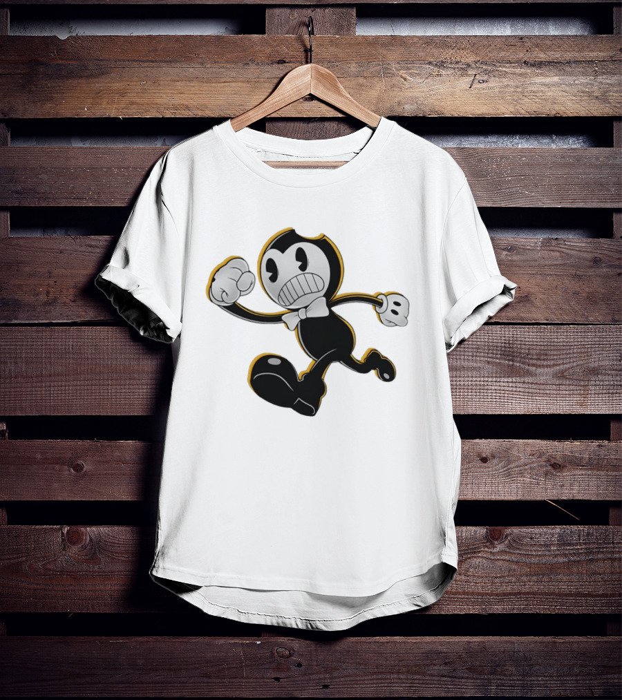 Nightmare Run Bendy Running Character Animation Game T-Shirt