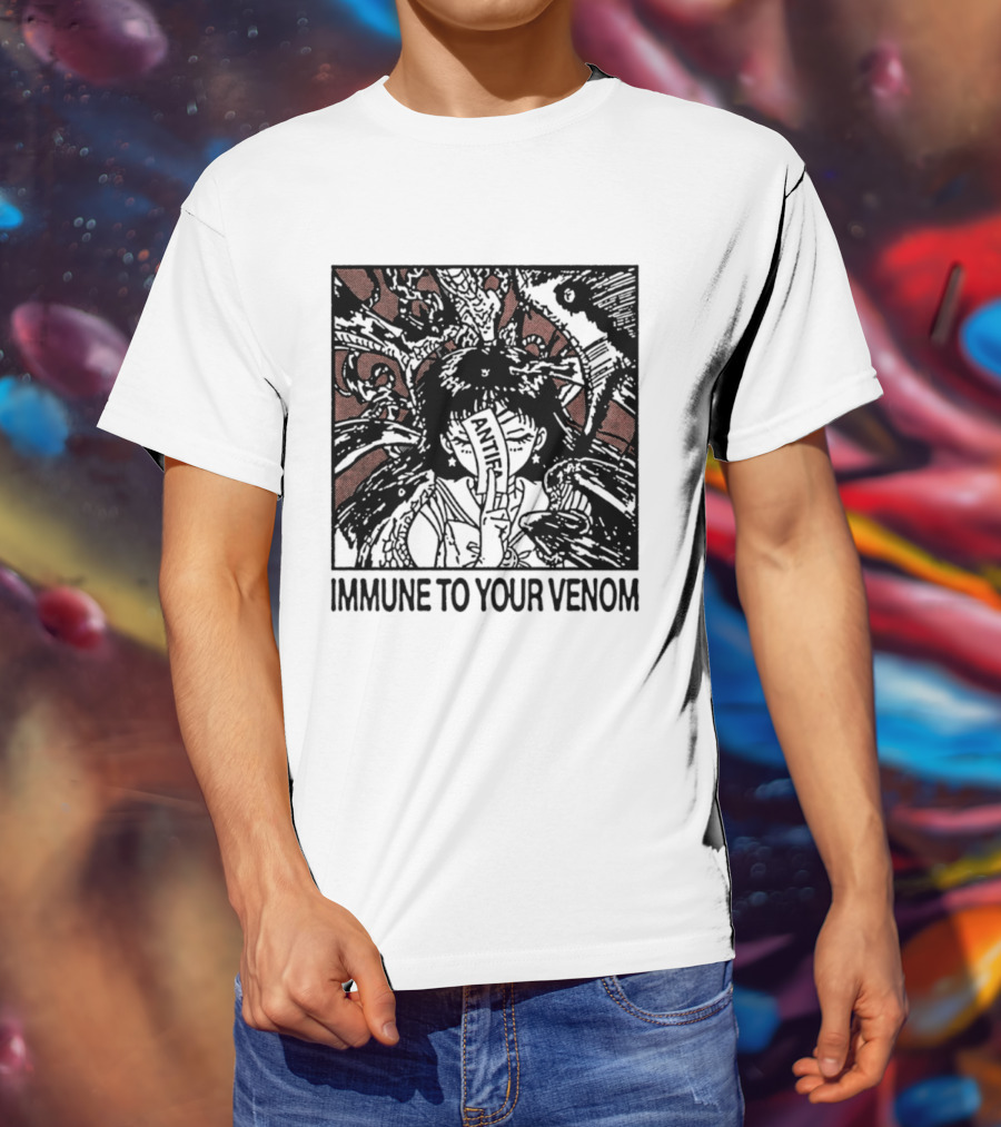 Antifa Immune To Your Venom Antifascist T-Shirt