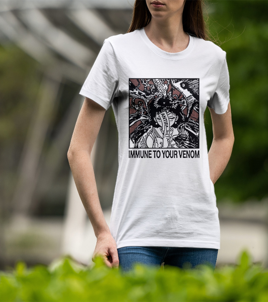 Antifa Immune To Your Venom Antifascist T-Shirt