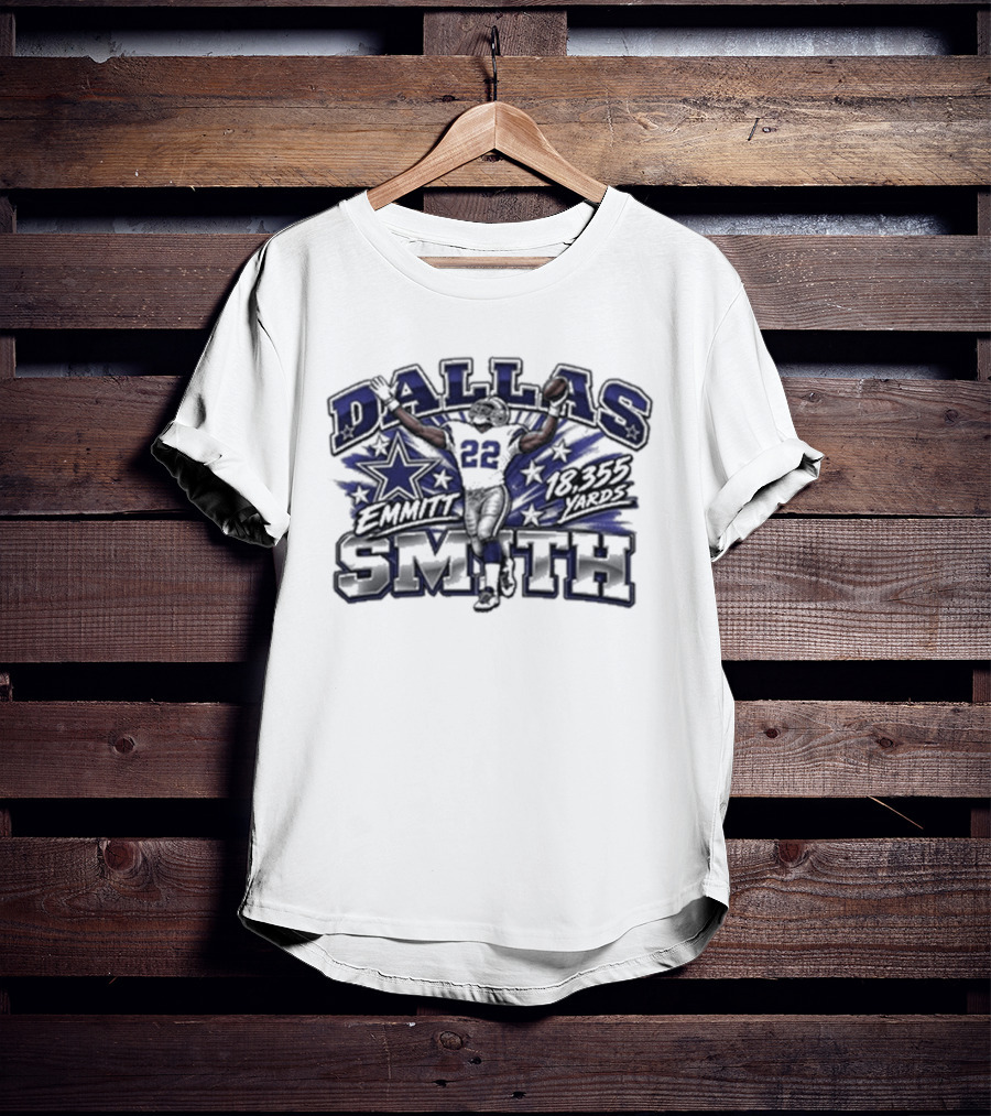 Dallas Emmitt Smith 22 Cheer Legacy T-Shirt