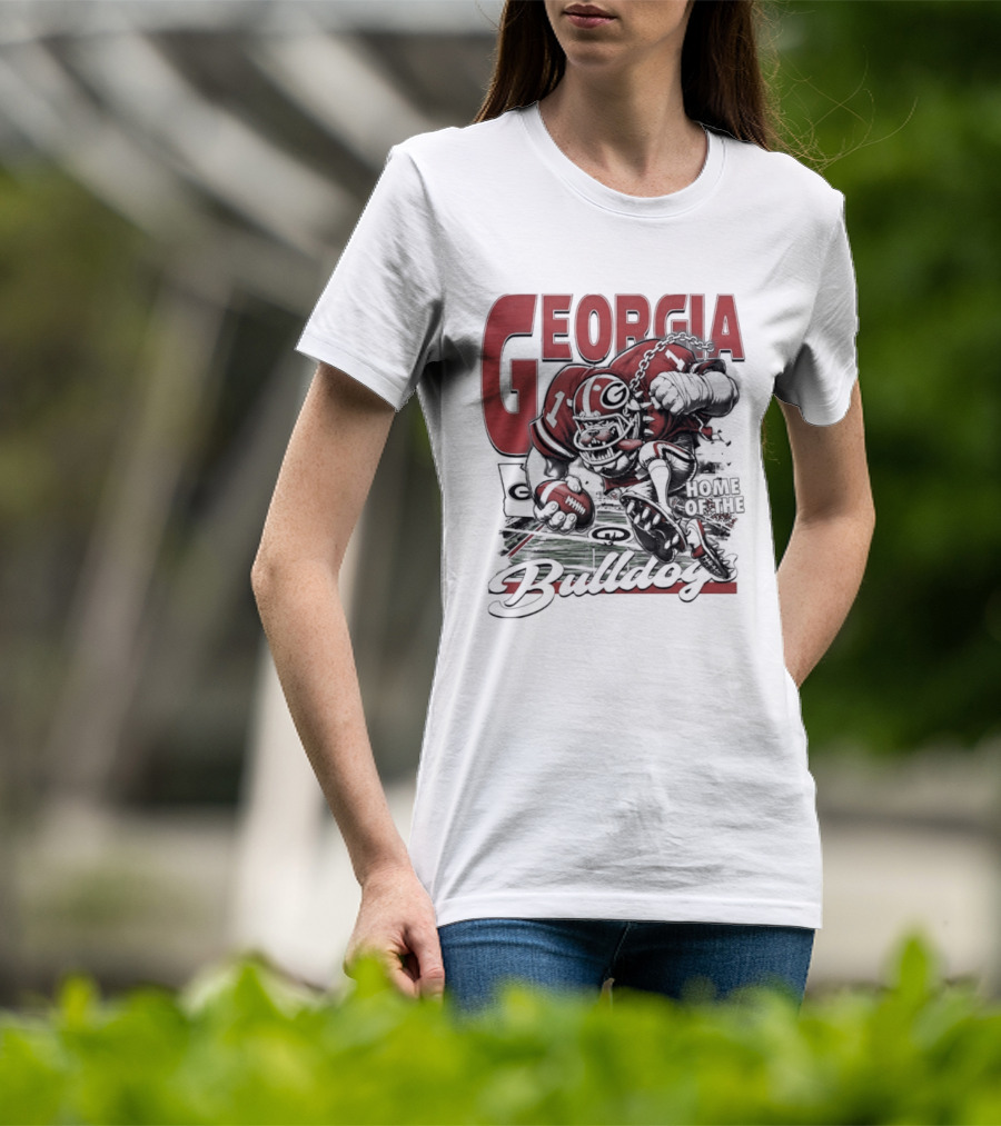 Georgia Bulldogs Home Of The Football Bulldogs T-Shirt