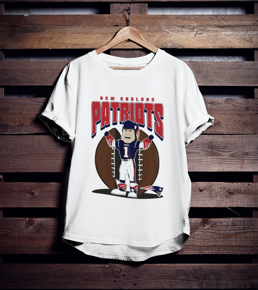 New England Patriots Pat Patriot Mania 2026 Football T-Shirt