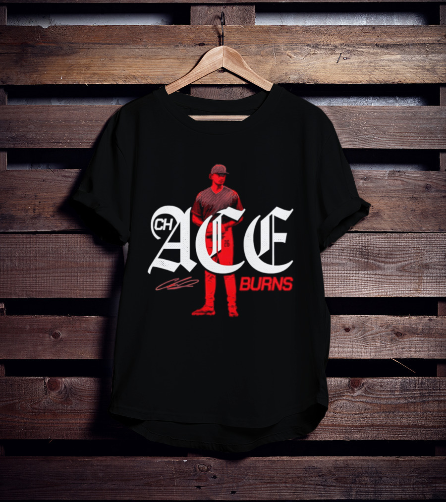 ChACE Burns Cincinnati Reds Chase Burns Baseball Player T-Shirt