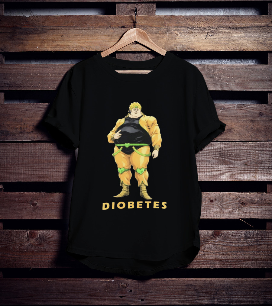 Diabetes Dio Brando JoJo's Bizarre Adventure Meme Characters T-Shirt