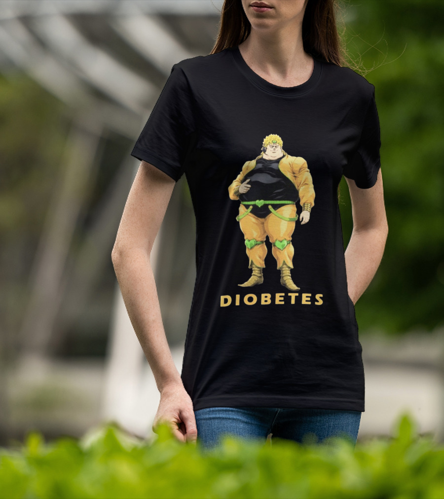 Diabetes Dio Brando JoJo's Bizarre Adventure Meme Characters T-Shirt