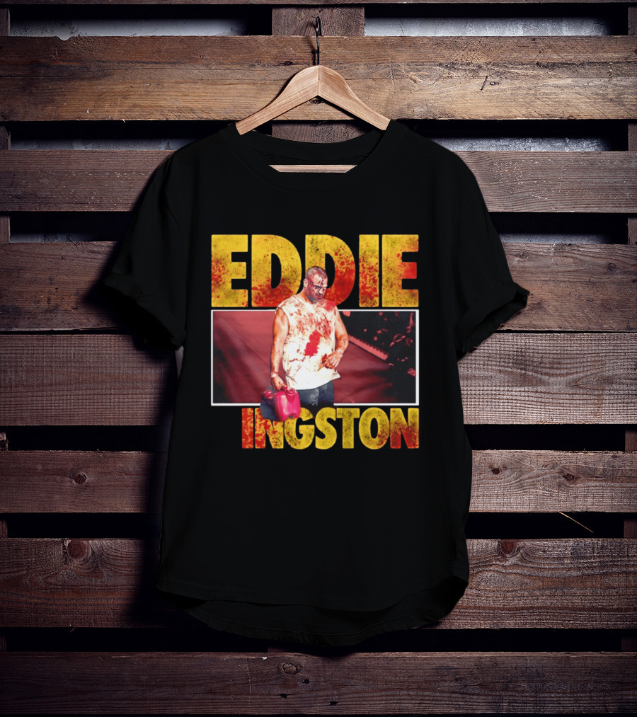 Eddie Kingston Bloody Gas Can Wrestler Image T-Shirt