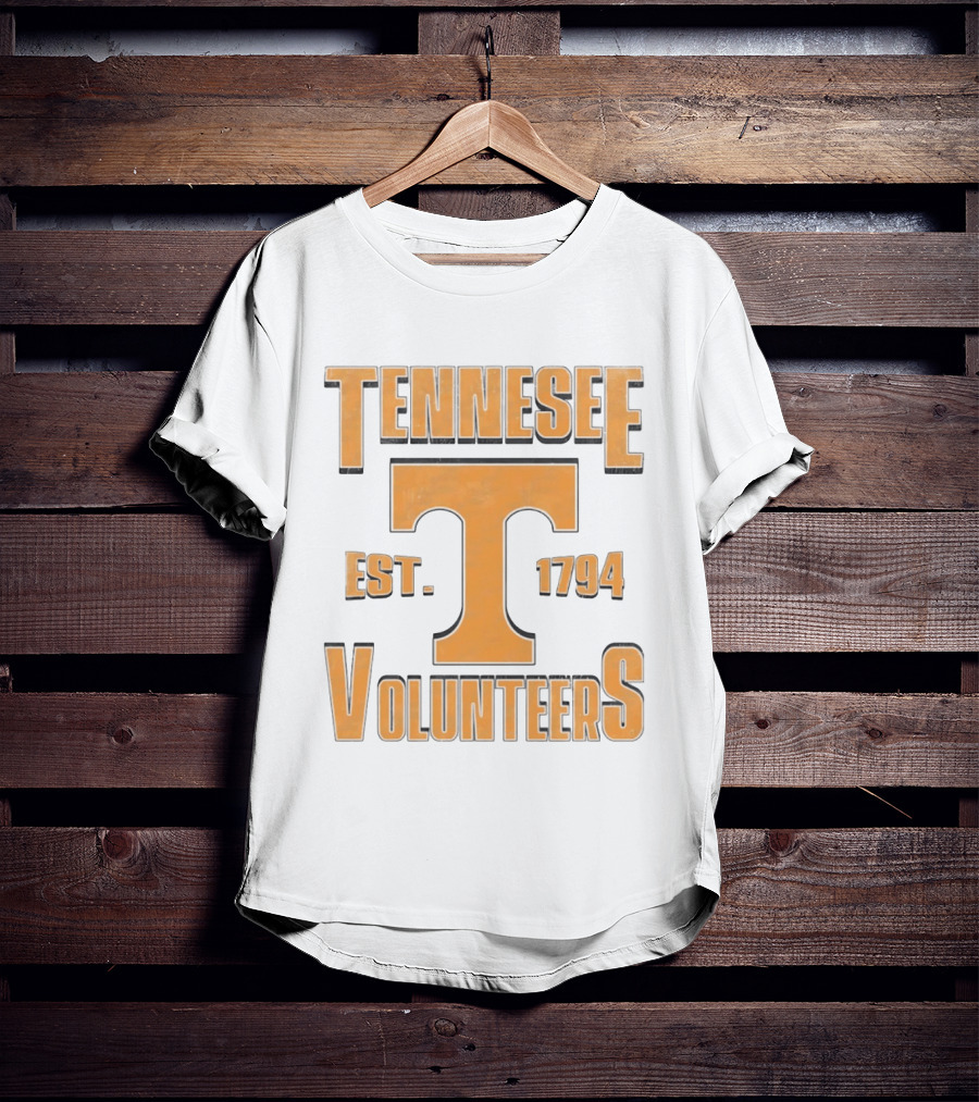 Tennessee Volunteers Est 1794 NCAA College Football Bold Orange T T-Shirt