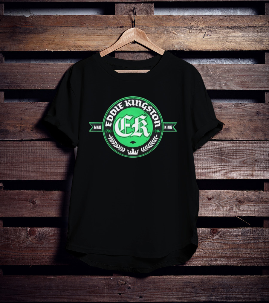 Eddie Kingston Mad King ER 73C 914 Crown Laurel T-Shirt