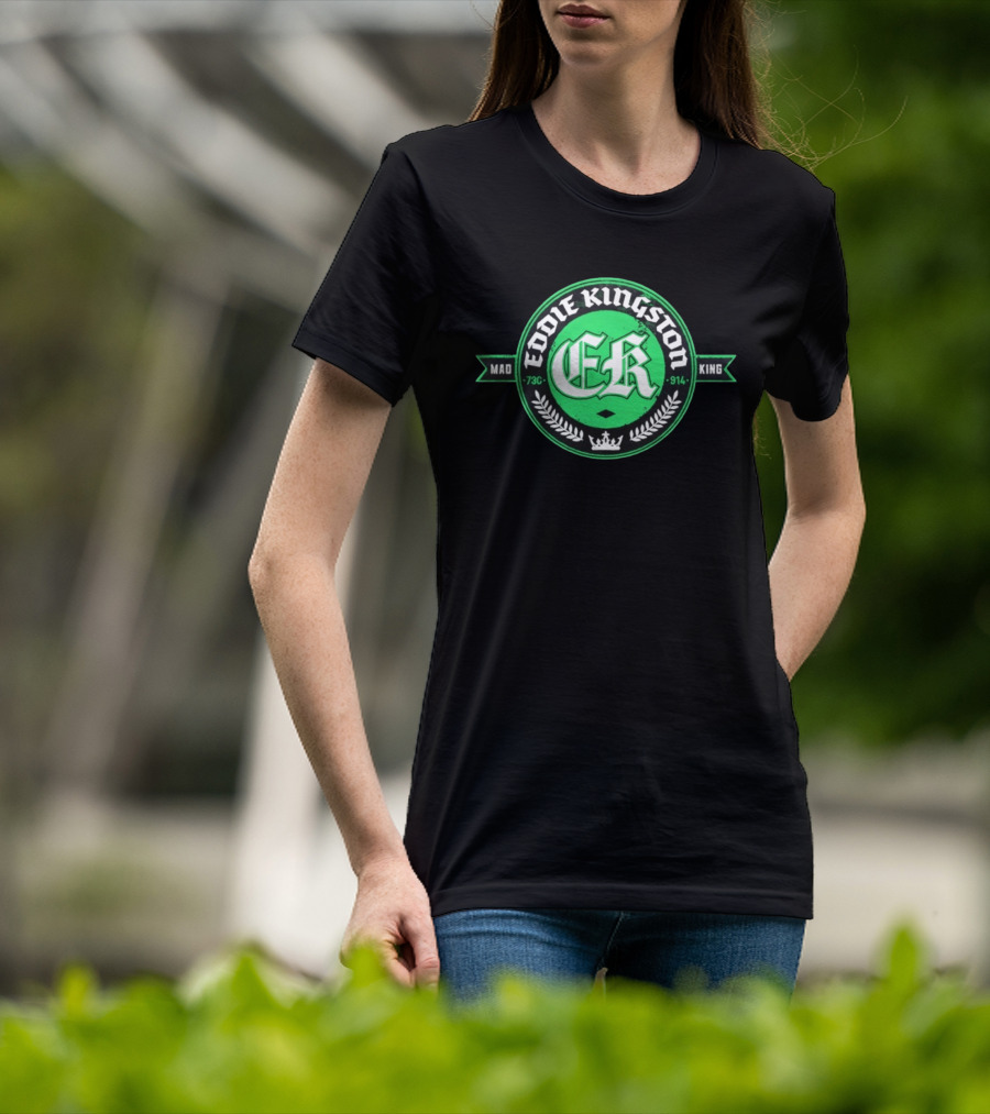 Eddie Kingston Mad King ER 73C 914 Crown Laurel T-Shirt