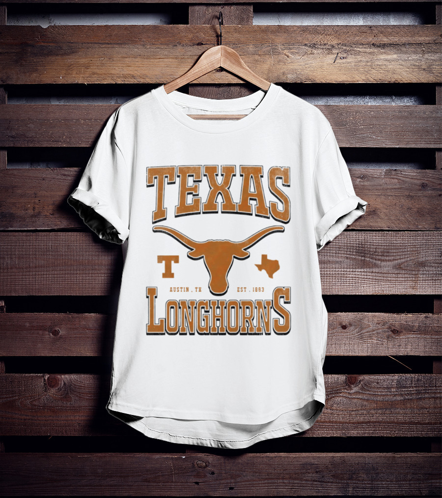 Texas Longhorns Austin TX Est 1883 Vintage Collegiate Spirit T-Shirt