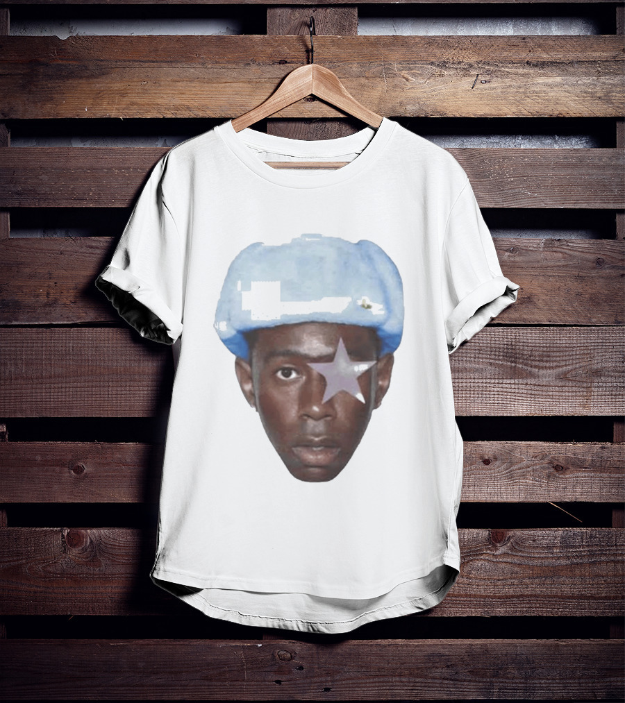 Tyler The Creator Starboy Surreal Blue Hat Star Eye T-Shirt