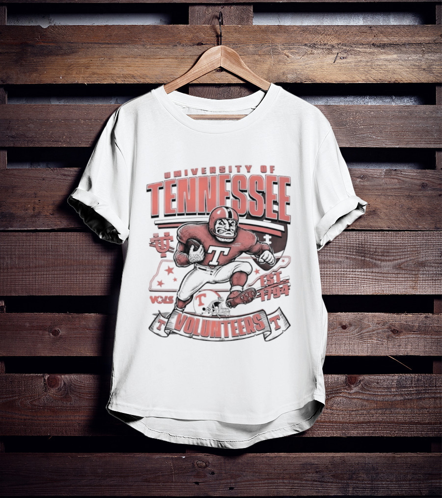 University Of Tennessee Volunteers Football Est 1794 Player T-Shirt