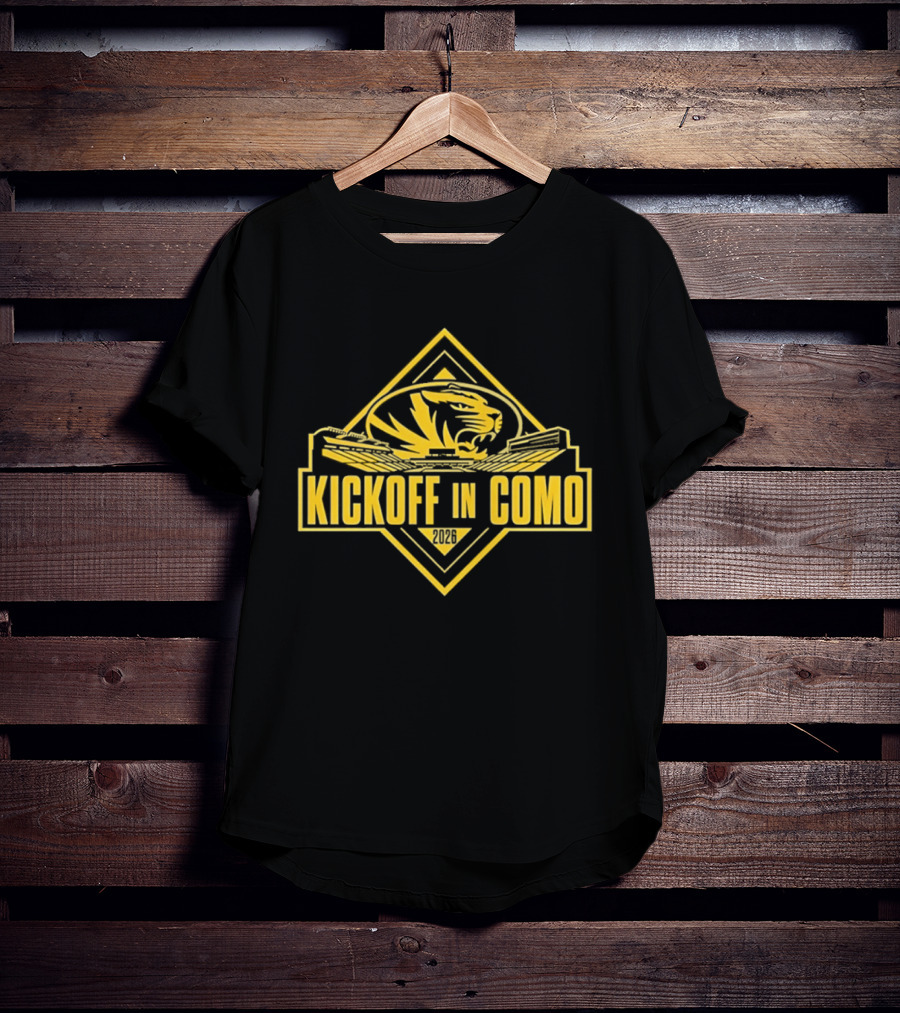 Kickoff In COMO Missouri Tigers Football Event T-Shirt