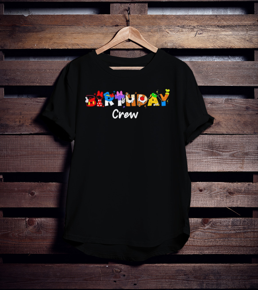 Matt Damon Mickey Mouse And Friends Birthday Crew Celebration T-Shirt
