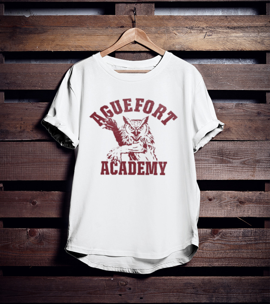 Aguefort Academy Owl Vintage Collegiate Style Owl T-Shirt
