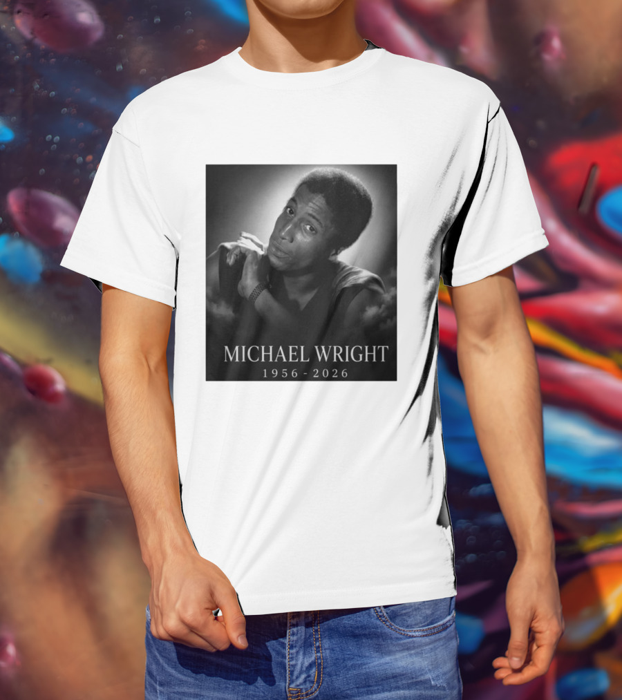 Michael Wright 1956 2026 Memoriam T-Shirt