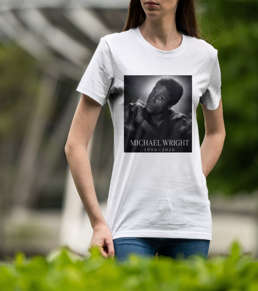 Michael Wright 1956 2026 Memoriam T-Shirt